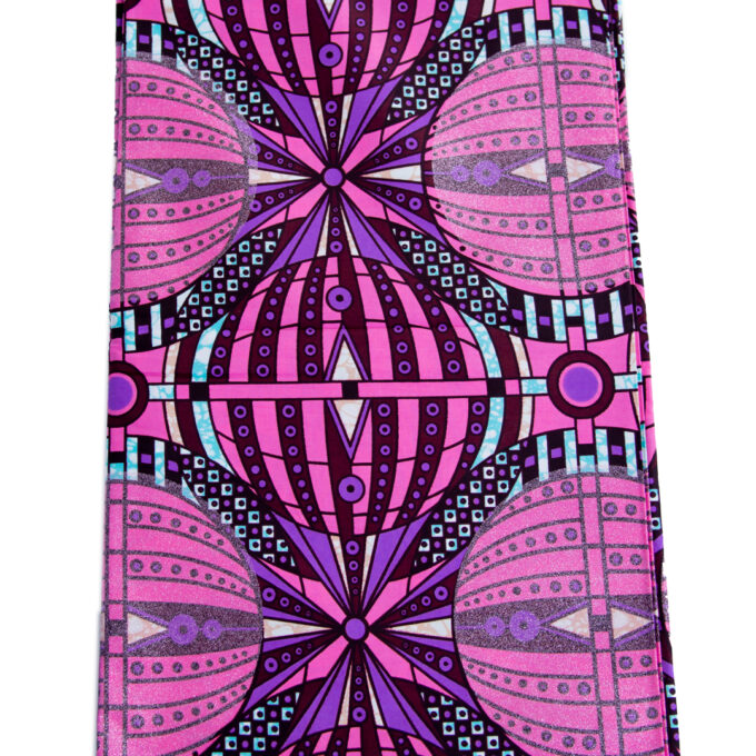 Highest Quality African Ankara Hot Pink Super Fabric