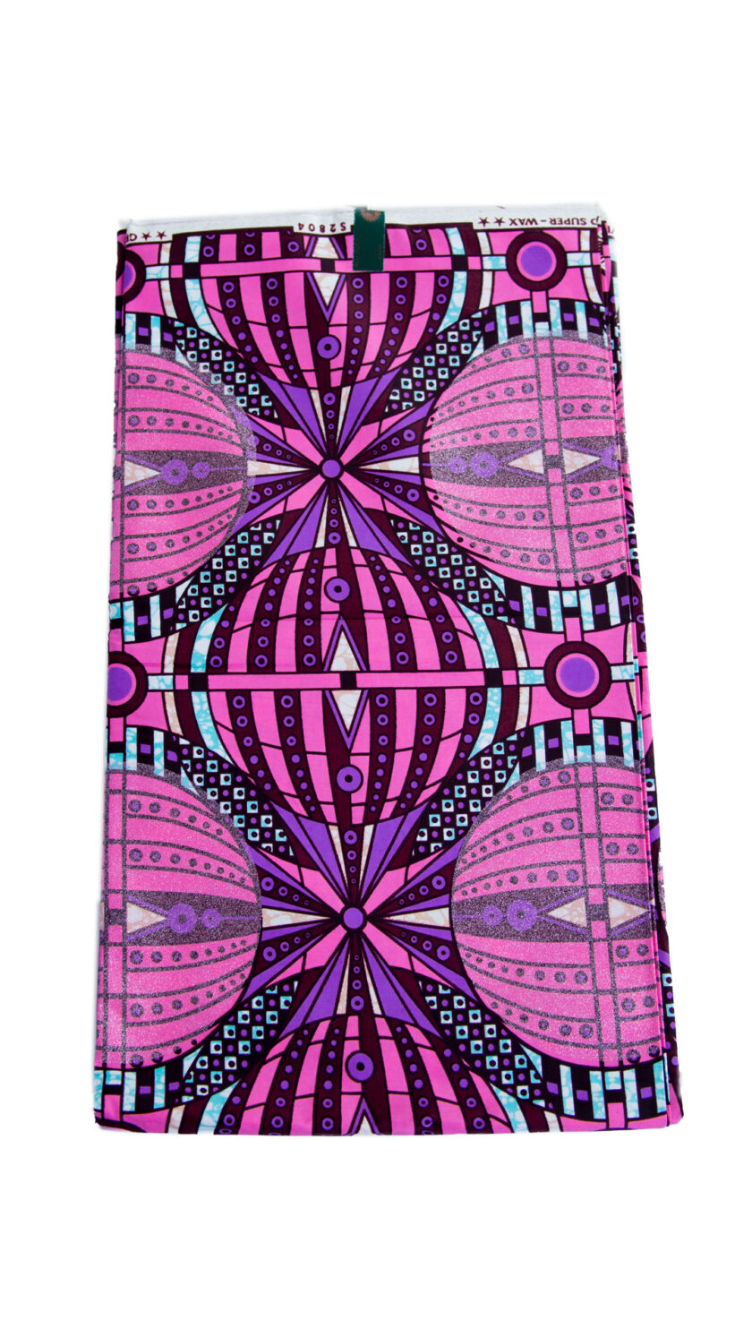 Highest Quality African Ankara Hot Pink Super Fabric