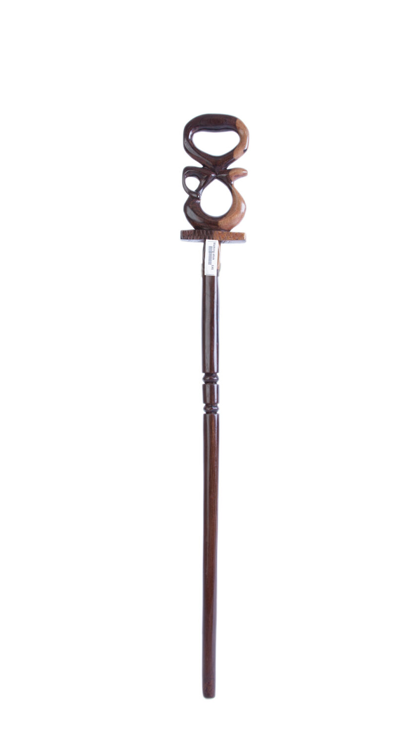 Delightful Jug Design Wooden African Walking Stick