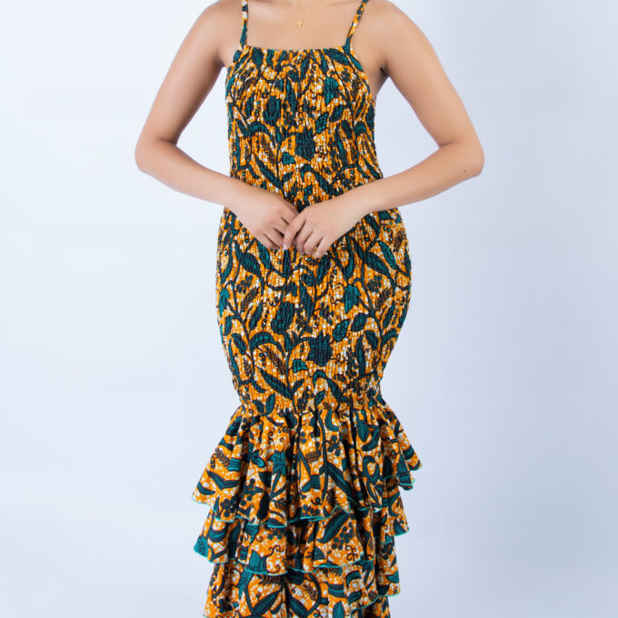 Stunning Urbi Ankara Mermaid Design Body-con Dress