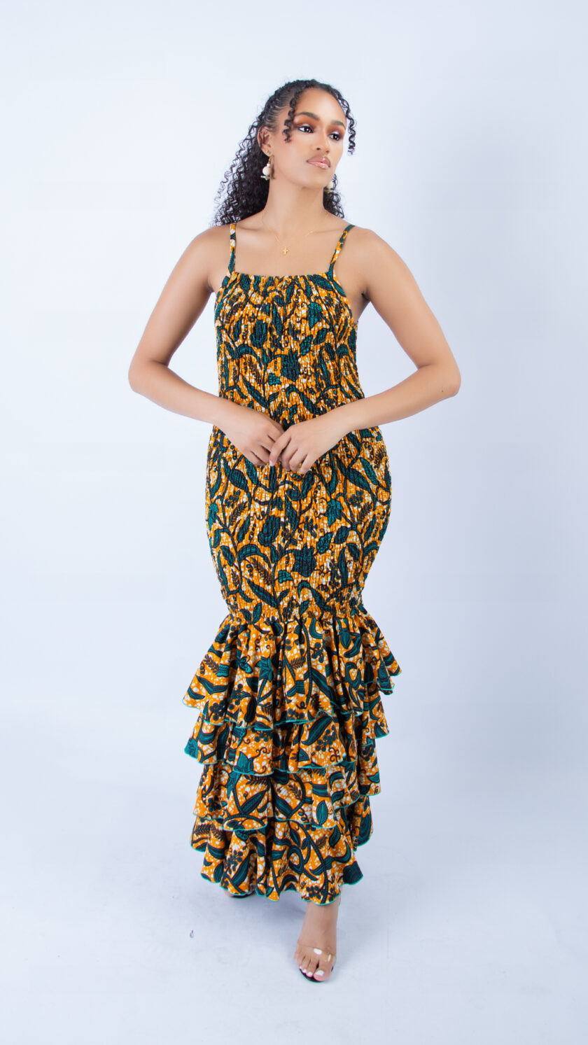 Stunning Urbi Ankara Mermaid Design Body-con Dress