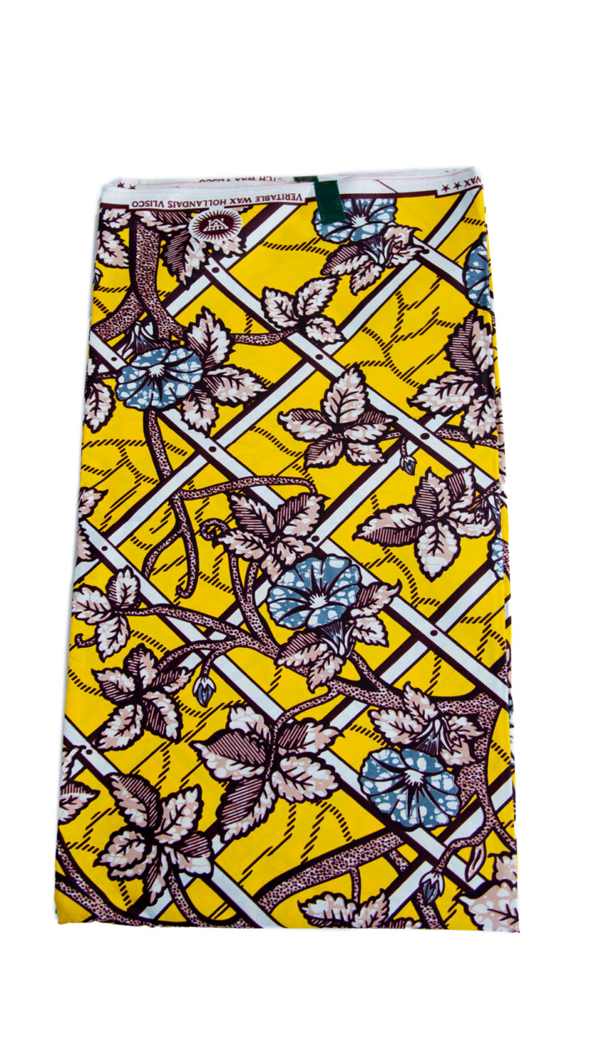 Highest Quality African Flower Vine Design Super Fabric