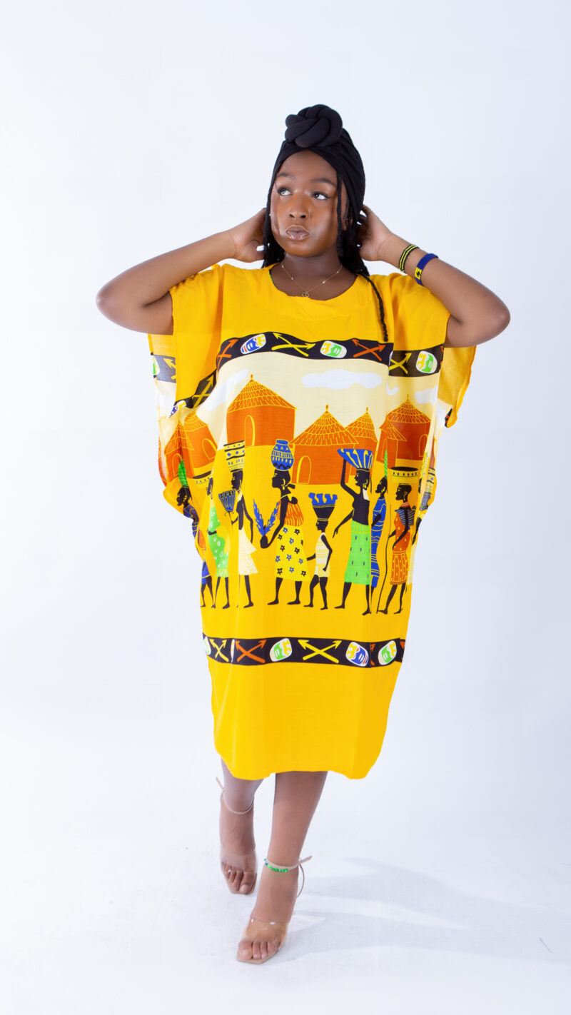 Abbo Yellow Silhouette design Chantel Buba Slip