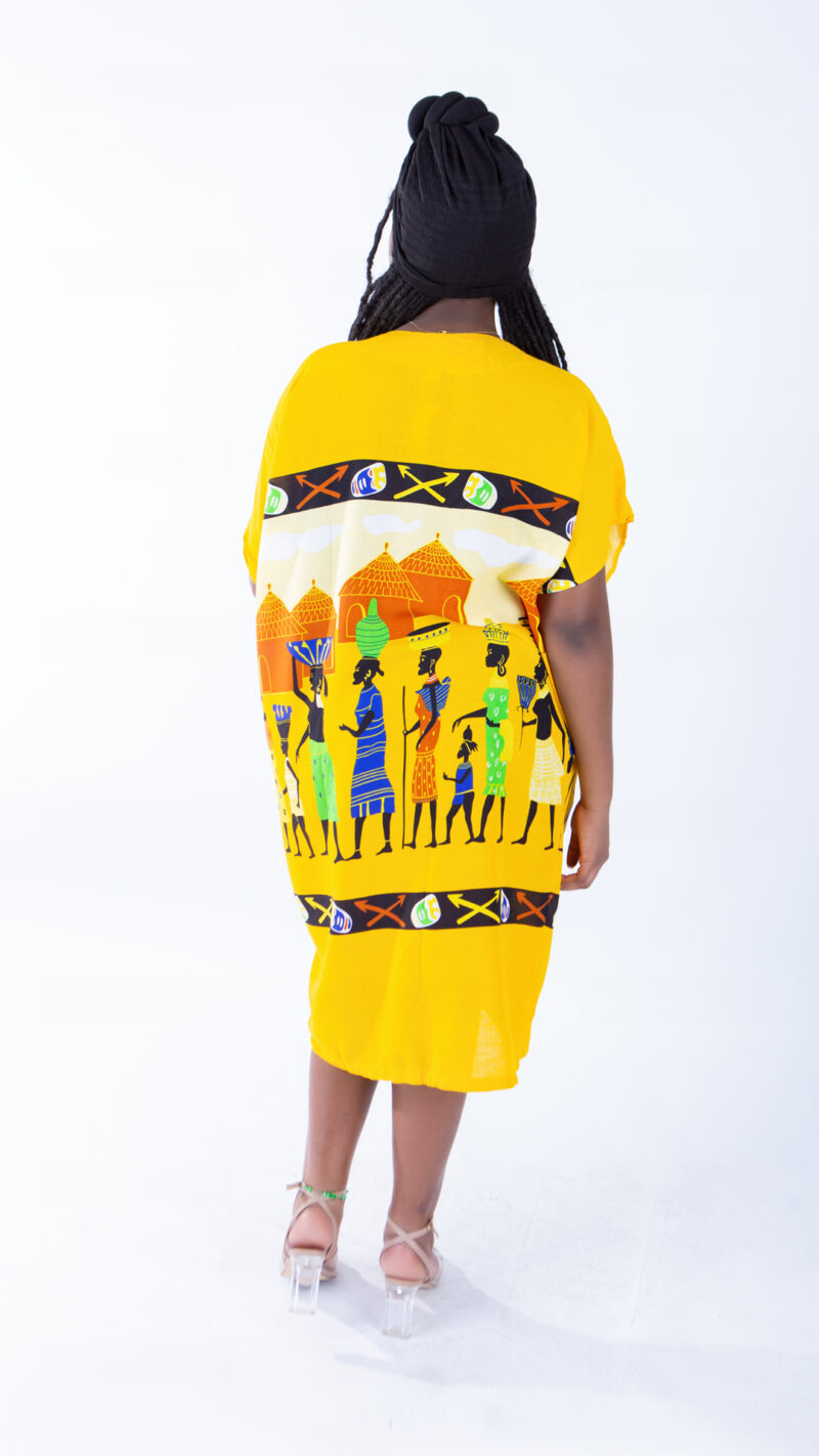 Abbo Yellow Silhouette design Chantel Buba Slip