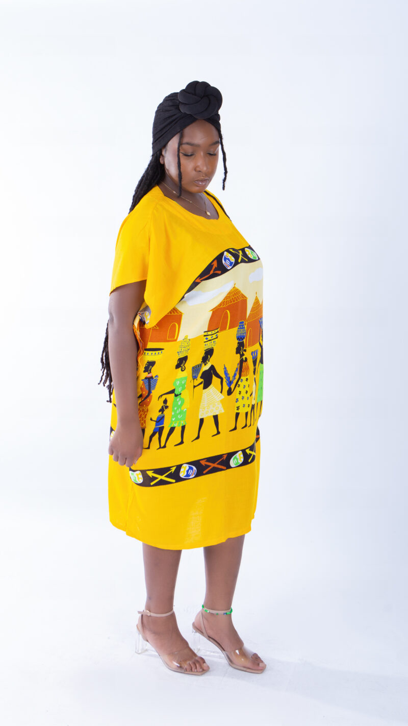 Abbo Yellow Silhouette design Chantel Buba Slip