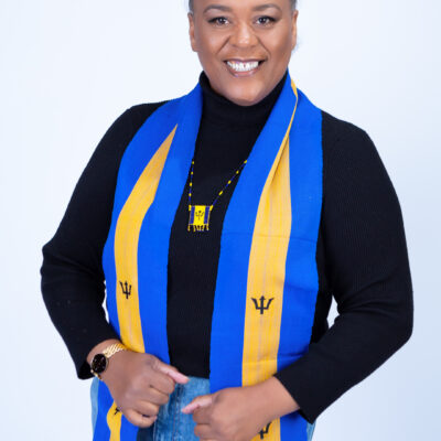 Robyn Handwoven Muffler - Barbados Colours  Graduation Stole