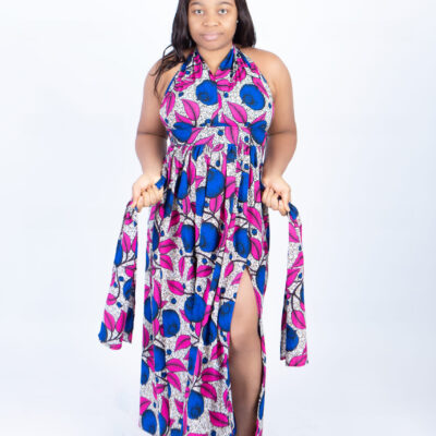 African Print Infinity Maxi Dress