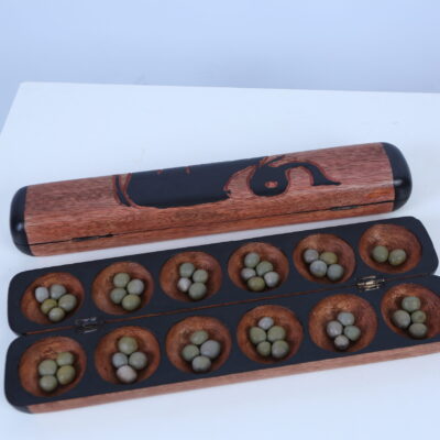 Jerry Authentic Handmade Oware Game Board