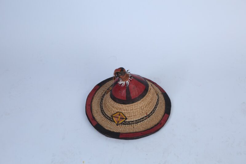 African Straw Hat Handmade Exquisitely in Ghana