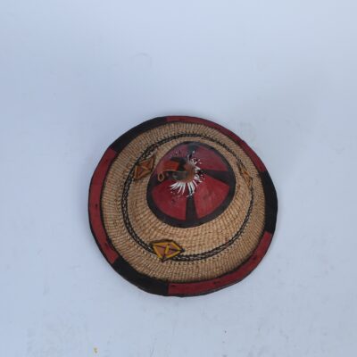 African Straw Hat Handmade Exquisitely in Ghana