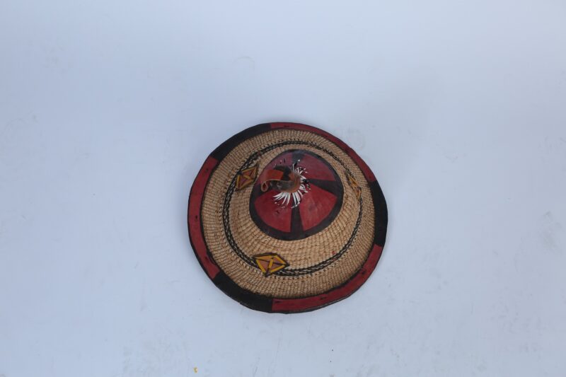 African Straw Hat Handmade Exquisitely in Ghana
