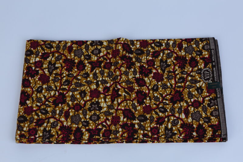 Authentic Africa Foliage Ankara Pattern 6-yard Fabric