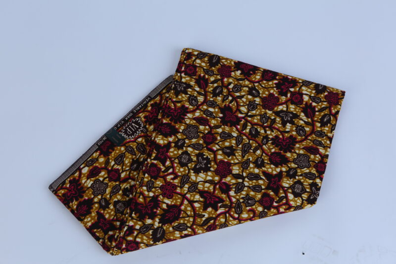 Authentic Africa Foliage Ankara Pattern 6-yard Fabric