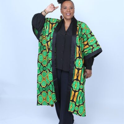 Plus Size Mita  Best African Print Kimono Jacket