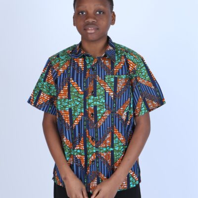 Personalized Ankara Shirt for Kids – Handmade – Aliko