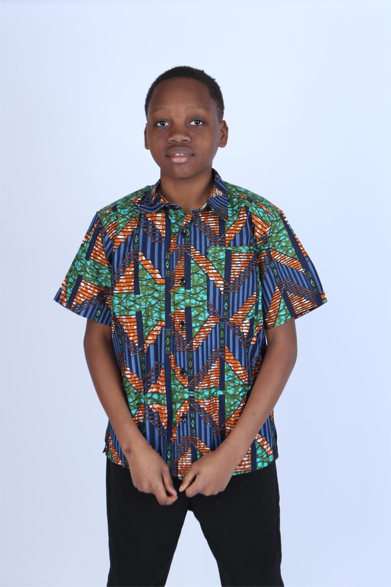Personalized Ankara Shirt for Kids – Handmade – Aliko