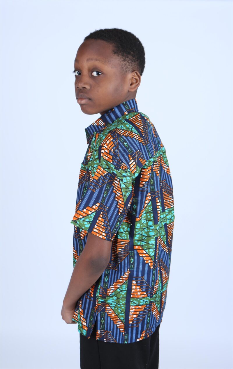 Personalized Ankara Shirt for Kids – Handmade – Aliko