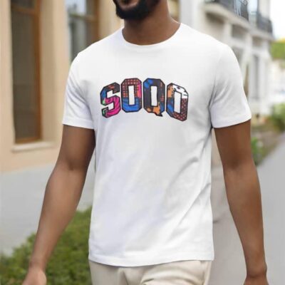 SOQO Graphic T-Shirt – Bold Afro-Caribbean Tee - White
