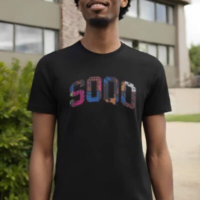 SOQO Graphic T-Shirt – Bold Afro-Caribbean Tee - Black