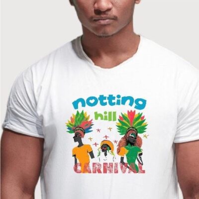 Notting Hill Carnival White T-Shirt – SOQO Unisex Tee
