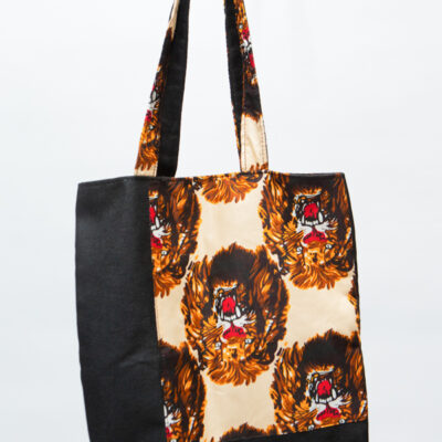African Handcrafted Ankara Print Tote Bag - Balo