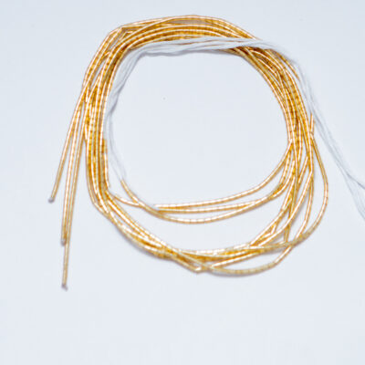 Handmade African Waist Beads with Thread Ties- Gold