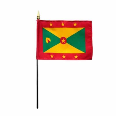 Grenada Miniature Hand Flag
