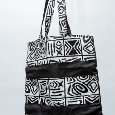 African Handcrafted Ankara Print Tote Bag - Ebo