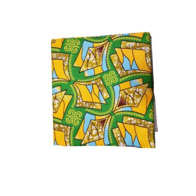 African Print Fabric- Geometric Pattern Ankara Wax Cloth