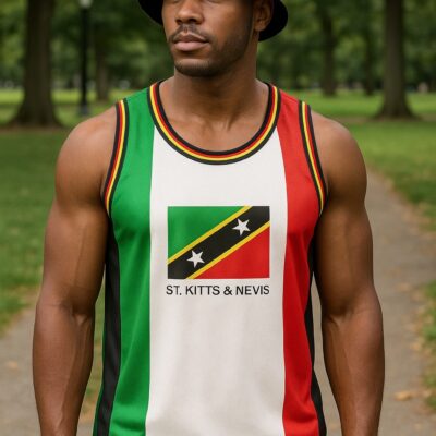 St. Kitts & Nevis Flag Mesh Vest