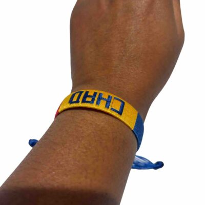 Chad Flag Beaded Bracelet