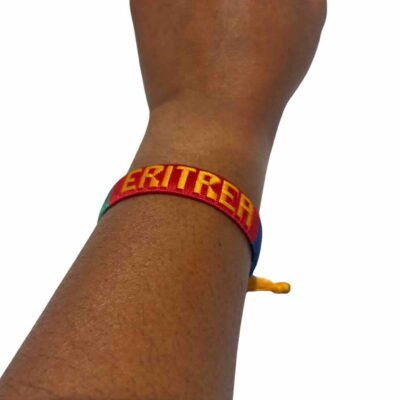Eritrea Flag Beaded Bracelet