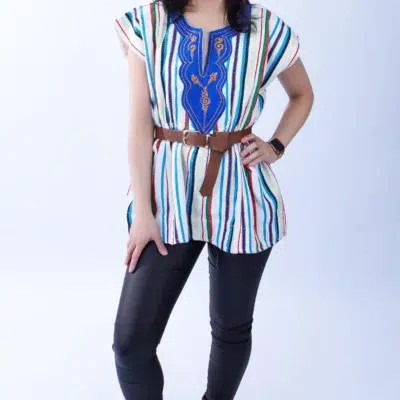 Handwoven Batakari Dress with Embroidery