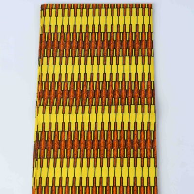 African Print Fabric-  Geometric Pattern Ankara Cloth