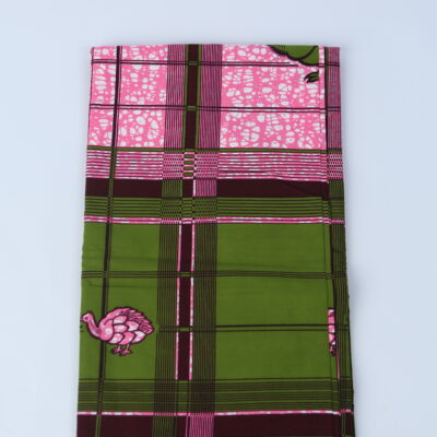 African Print Fabric-  Geometric Pattern Ankara Cloth