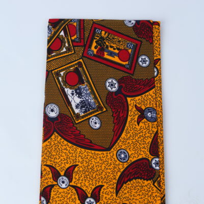 African Print Fabric-  Geometric Pattern Ankara Cloth