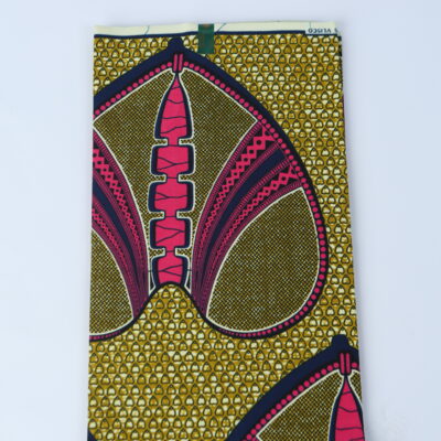 African Print Fabric-  Geometric Pattern Ankara Cloth