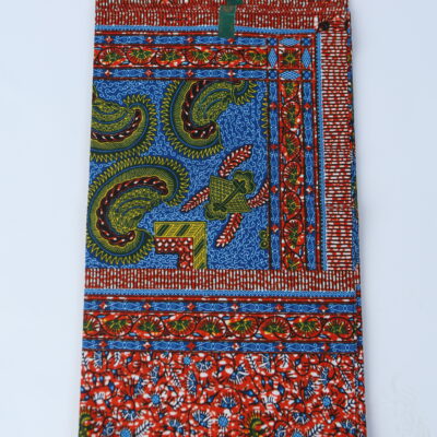 African Print Fabric-  Geometric Pattern Ankara Cloth