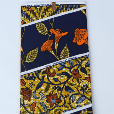African Print Fabric-  Geometric Pattern Ankara Cloth