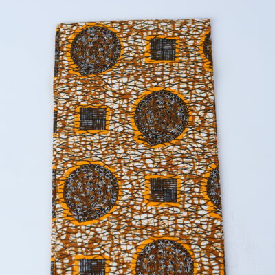 African Print Fabric-  Geometric Pattern Ankara Cloth
