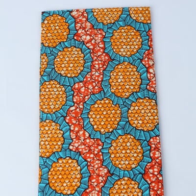 African Print Fabric-  Geometric Pattern Ankara Cloth