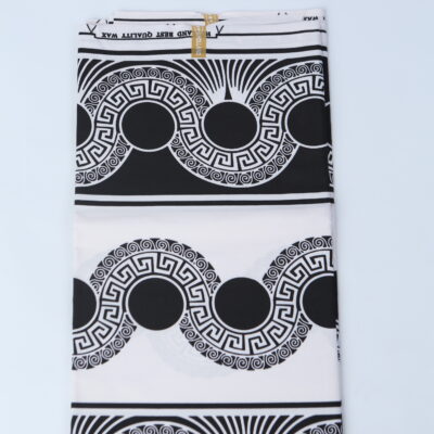African Print Fabric-  Geometric Pattern Ankara Cloth