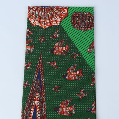 African Print Fabric-  Geometric Pattern Ankara Cloth