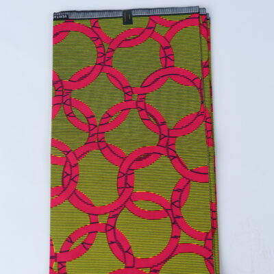 African Print Fabric-  Geometric Pattern Ankara Cloth