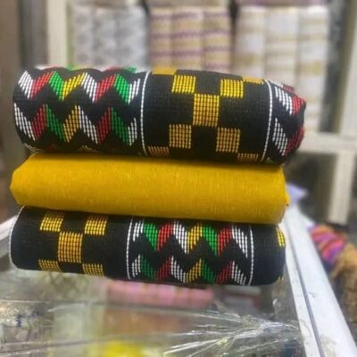 Multi Colored Fusion Authentic Handwoven Kente Cloth