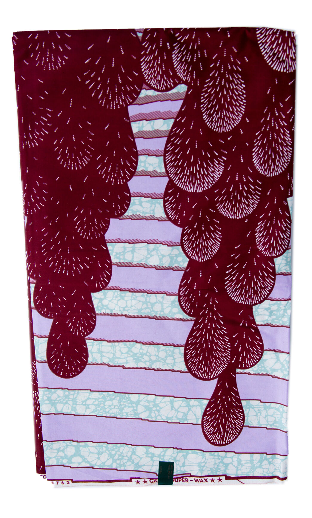 Highest Quality African Red Waterfall Super Fabric