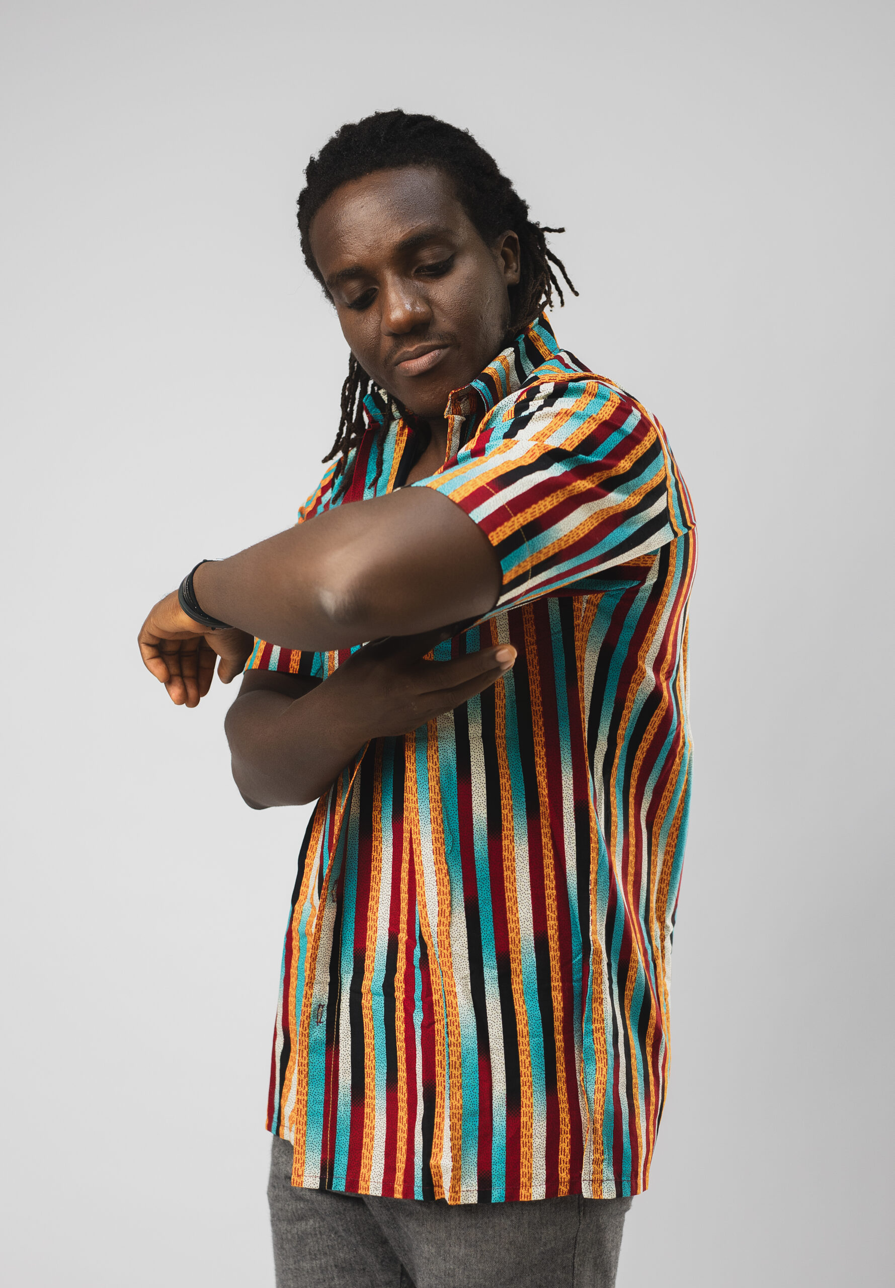 Rainbow Striped African Best Customisable Stylish Shirt