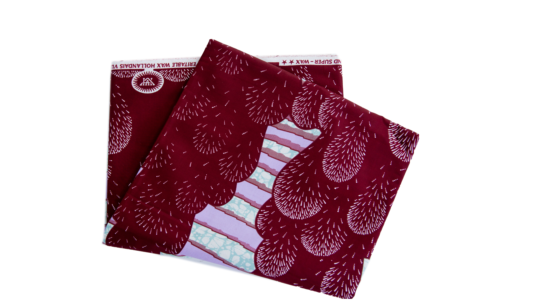 Highest Quality African Red Waterfall Super Fabric - Image 3