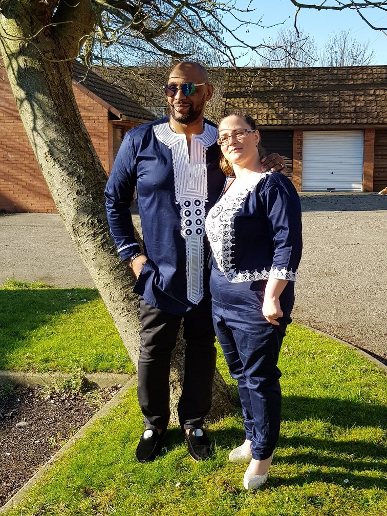 Limbani Navy & White Abstract Embroidery Shirt - Image 4