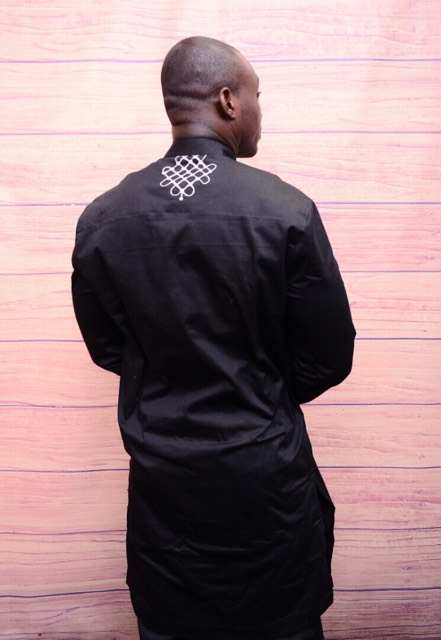 Black Panther Inspired African Embroidered Suit - Image 3